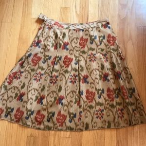 J. Jill ikat print silk skirt, 6